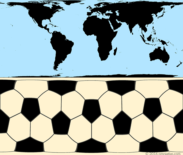 Cylindrical equal area projections