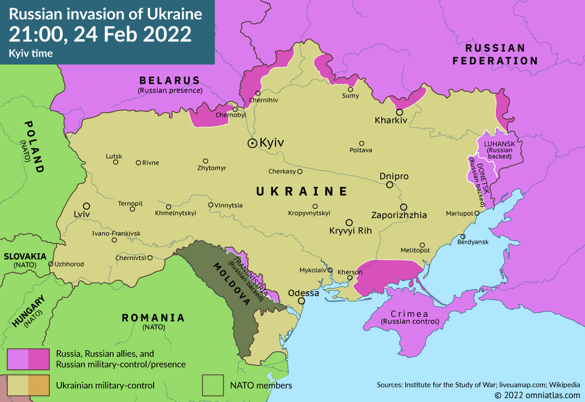 Ukraine War 24 Feb 2022