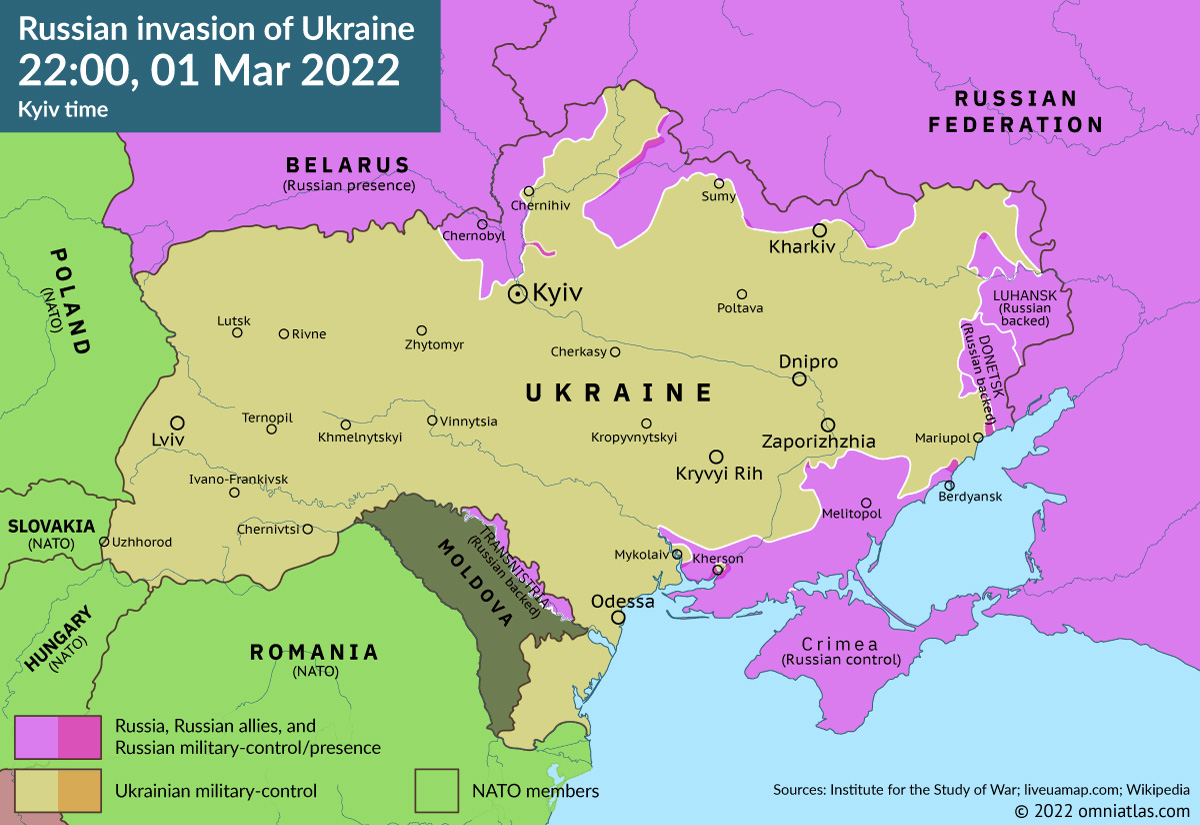 Ukraine 1 Mar 2022