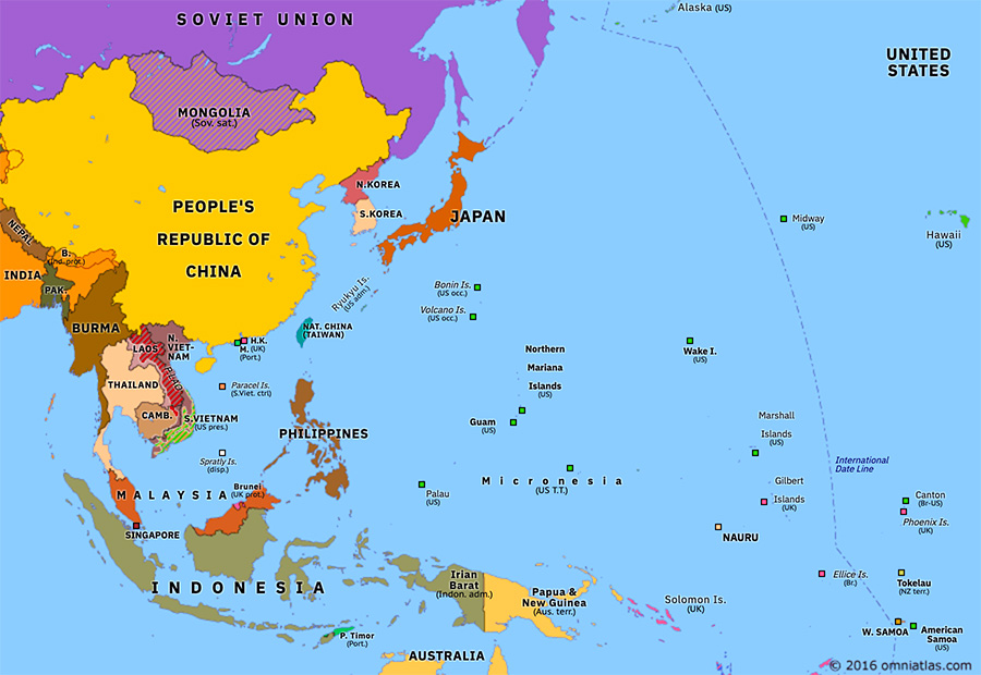 Vietnam War Historical Atlas Of Asia Pacific 1 April 1968