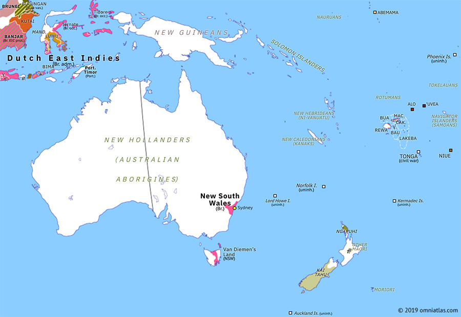 Settling the Australian interior | Historical Atlas of Australasia (7