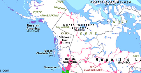 Gold Rushes in the Pacific Northwest | Historical Atlas of the Arctic