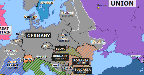 Operation Barbarossa  Historical Atlas of Europe (31 August 1941 