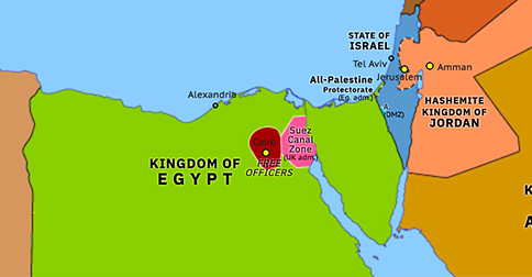 map of egypt and israel Egyptian Revolution Historical Atlas Of Eastern Mediterranean map of egypt and israel