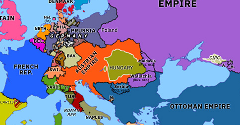 Hungarian War Of Independence Historical Atlas Of Europe 14