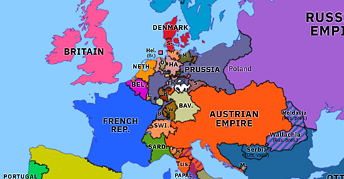 Humiliation Of Olmutz Historical Atlas Of Europe 29 November