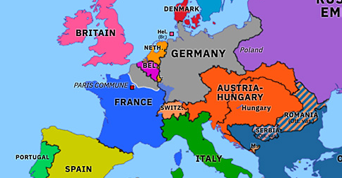 Treaty Of Frankfurt Historical Atlas Of Europe 10 May 1871
