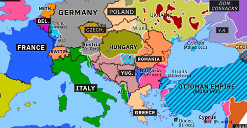 New Countries In Eastern Europe Historical Atlas Of Europe 4