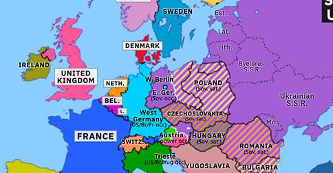 Nato And The Two Germanys Historical Atlas Of Europe 7 October