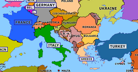 Bosnian War Historical Atlas Of Europe 22 June 1992 Omniatlas