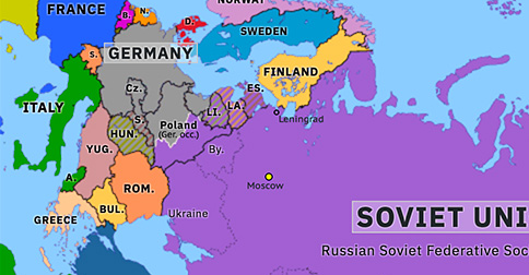 Molotov–Ribbentrop Pact | Historical Atlas of Northern Eurasia (28 ...