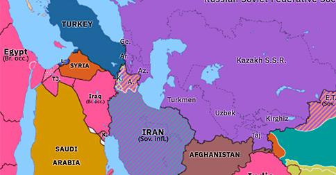 Iran Crisis Historical Atlas Of Northern Eurasia 16 May 1946