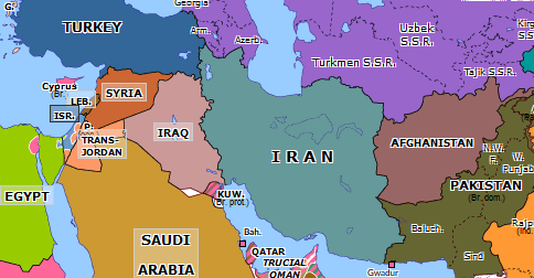 First Arab-Israeli War | Historical Atlas of Southern Asia ...