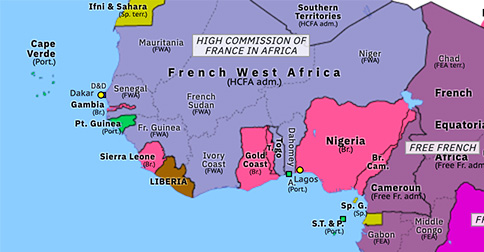 Three French Empires Historical Atlas Of Sub Saharan Africa 23