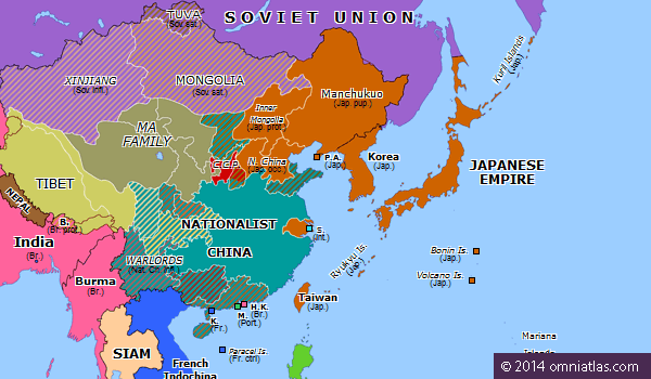 Fall of Nanjing  Historical Atlas of Asia Pacific (13 December 1937)  Omniatlas