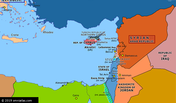 War Of The Camps | Historical Atlas Of Eastern Mediterranean (19 May ...