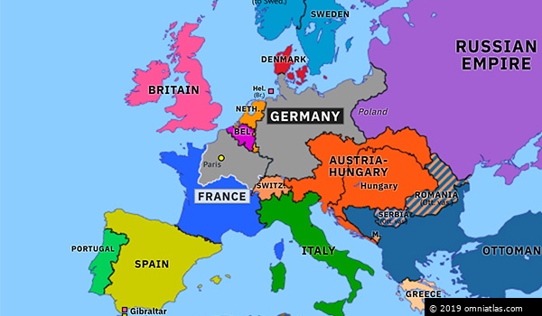 unification of germany map Unification Of Germany And Fall Of Paris Historical Atlas Of unification of germany map