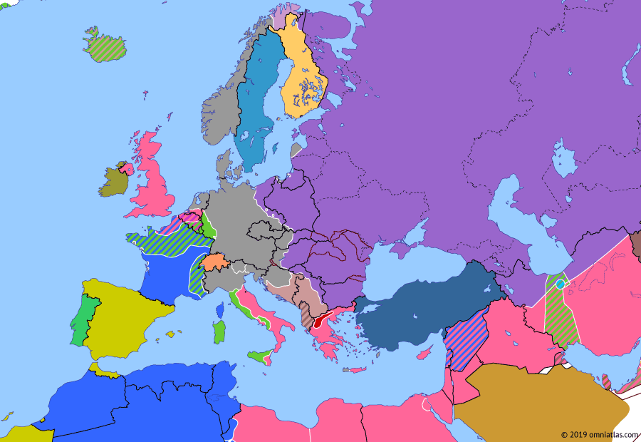 Политическая карта европы 1935 года