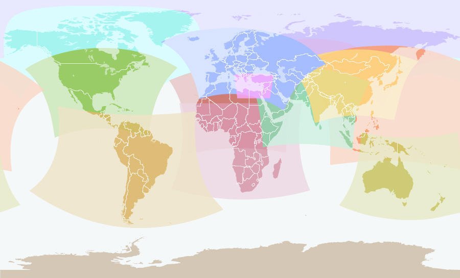 world outline